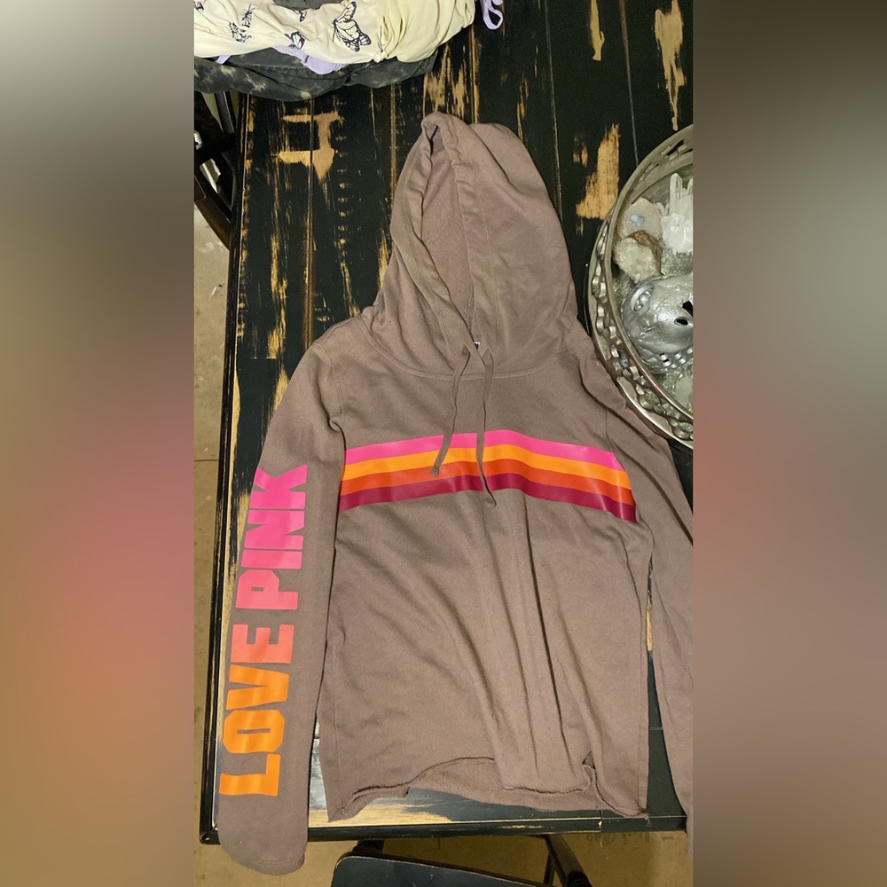 Victorias Secret PINK hoodie! ♥️🩷🧡💛super cute sunset hoody